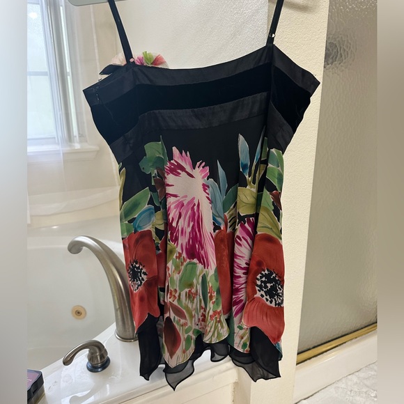 Sue Wong Velvet and Floral Top - Picture 6 of 6